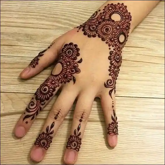 back hand mehndi design 48