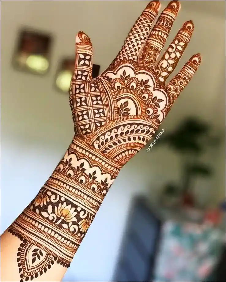 front hand mehndi design 68