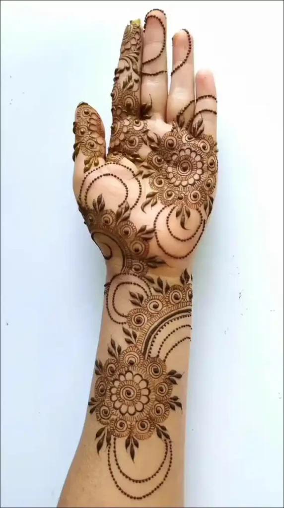 full hand mehndi design 17