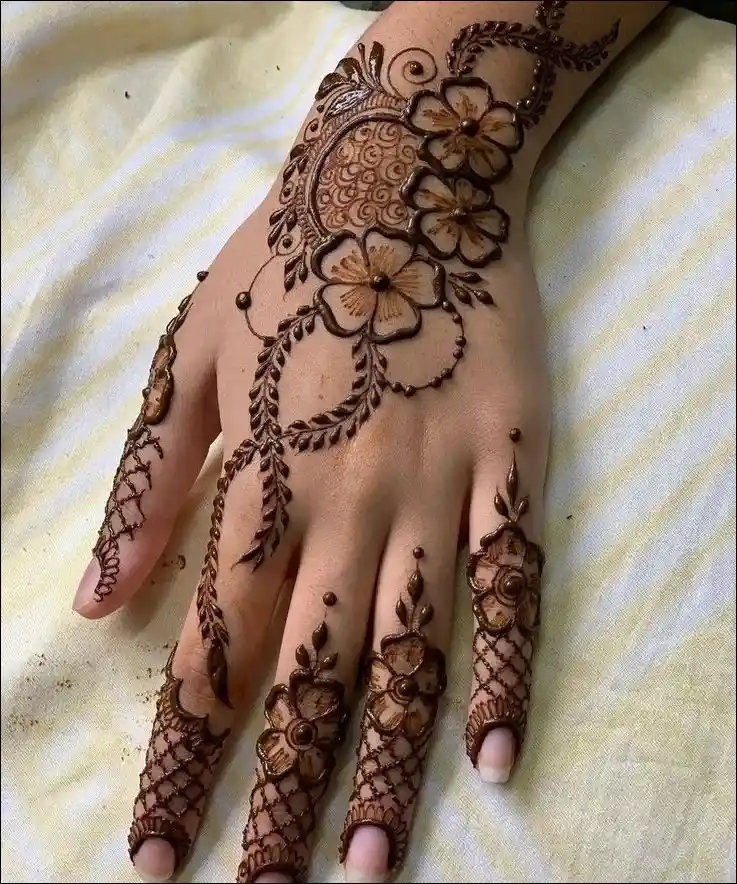 full hand mehndi design 98