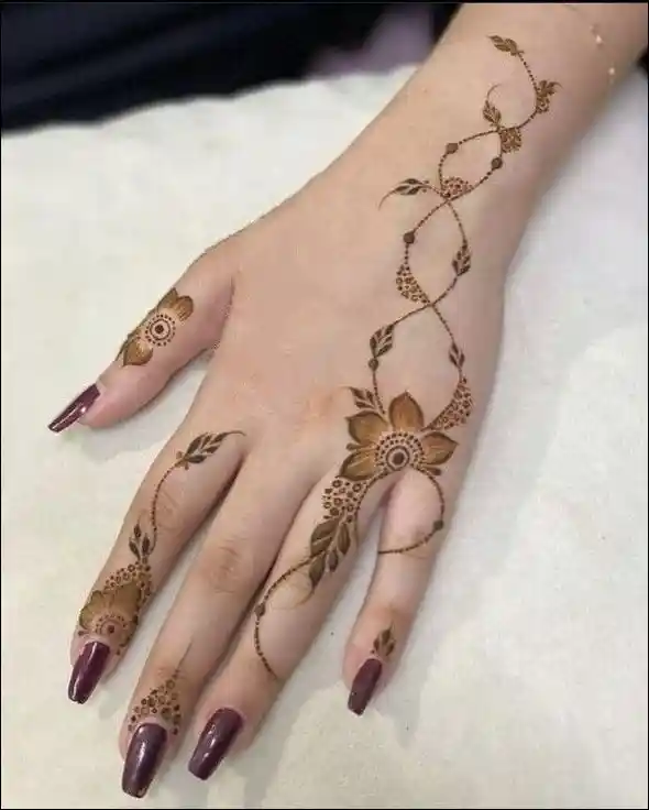 mehndi design simple 88