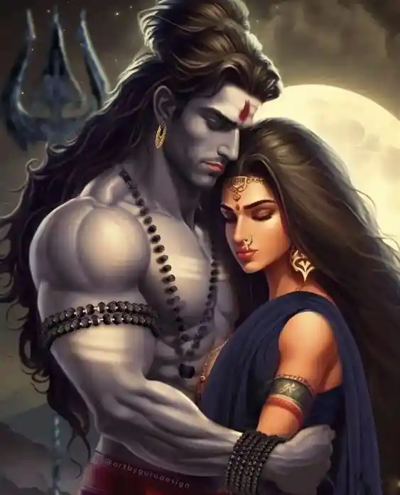 shiv parvati images love 5